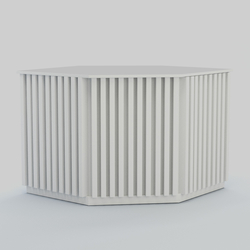 Ресепшен - стол угловой серии ВЕРТИКАЛЬ №10, Белый