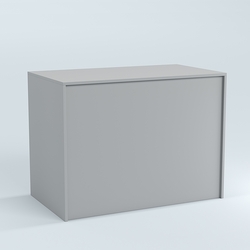 Стол-ресепшен серии ПРАЙМ №1, Серый