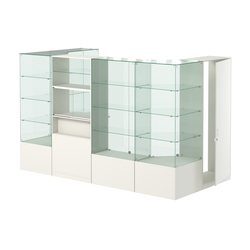 Павильон ИСТРА пристенный №1б (5, 87 кв.м), Белый