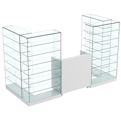 Торговый островок ХИТ ПРОДАЖ №3 (открытый) (3.65 кв.м), Серый