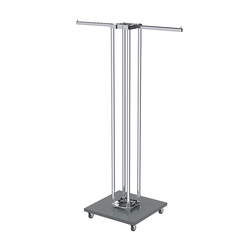 Торговое вешало для одежды двустороннее СТРЕЛА №1-1Ц-КПХ, Темно-Серый