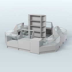 Торговый Островок "Эконом" №3 (16, 95 кв.м), Серый