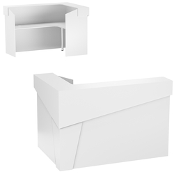 Стойка ресепшен АРТ №1A, Серый