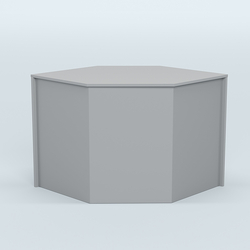 Стол-ресепшен серии ПРАЙМ №3 угловой, Серый