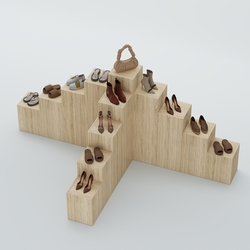 Демо-стенд Ступени Т-обр №4, Дуб сонома