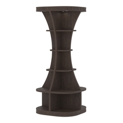 Островной высокий стеллаж ГАРАНТ №1, Дуб Венге