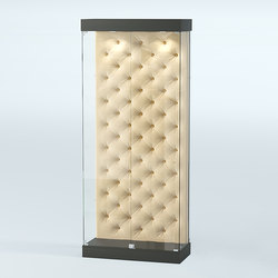 Витрина под знамя №1Б-900 (задняя стенка бархат каретка), Черный