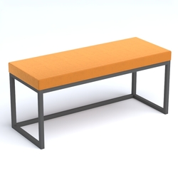 Пуфик серии ЛОФТ №4, Tiffany 08 Mustard