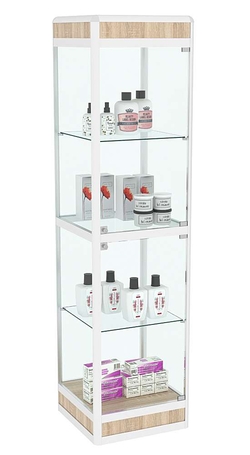 Витрина из профиля Стаканчик №3 , Дуб сонома