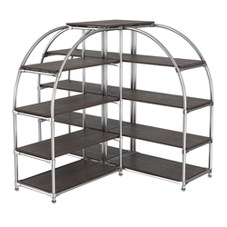 Комбинация стендов TD-06 №2-4 (с полками ДСП 16мм), Дуб Венге