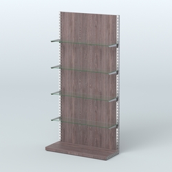 Система ЭЛЕГАНТ с ДСП №9 (1200 мм), Ясень Анкор темный