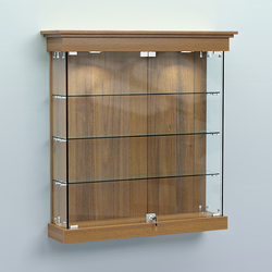 Витрина для музеев "Коллекция" настенная №2-3, Орех