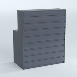 Ресепшен серии ПРАЙМ №1А, Темно-Серый