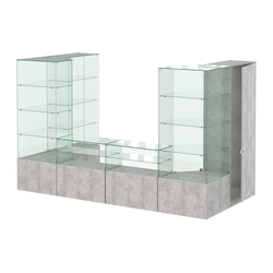 Павильон ИСТРА пристенный №3а (5, 87 кв.м), Метрополитан Грей