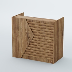 Ресепшен граунд №6А, Дуб Канзас коричневый