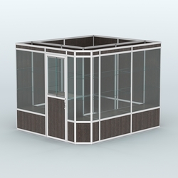 Павильон из профиля угловой №6а (5,5 кв.м), Дуб Венге