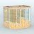 Павильон из профиля пристенный №7а (4,32 кв. м) Дуб Золотистый