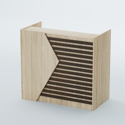 Ресепшен граунд №6А, Дуб Сонома + Дуб Венге