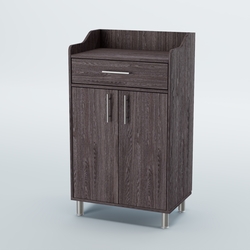 Стойка официанта "Бармен" №5-Н на ножках, Ясень Анкор темный