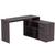 Стол угловой с тумбой СУ-05-Л (левосторонний) Ясень Анкор темный - U31105