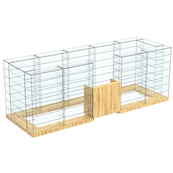 Торговый островок ХИТ ПРОДАЖ №12 (открытый) (6.75 кв.м), Дуб Золотистый