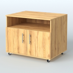 Тумба для оргтехники Сканди, Дуб Золотистый