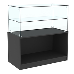 Прилавок Истра без дверок №1 (открытый), Черный