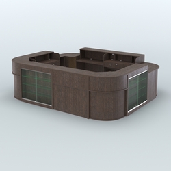 Островной павильон Чай и Кофе с собой №5, Дуб Венге