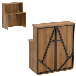 Ресепшен серии ЛОФТ - АЛЬФА №1 (декор №3), Орех