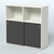 Шкаф-купе приставной/опорный, цвет дуб наварра Белый и Черный