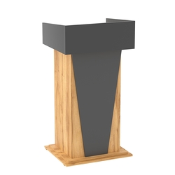 Кафедра для выступлений Конференс №28, Дуб Золотистый и Темно-Серый