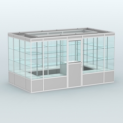 Павильон из профиля островной №2а, Серый