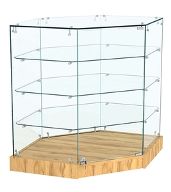 Прилавок Истра №119 угловой, универсальный (закрытый), Дуб Золотистый