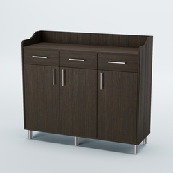 Стойка официанта "Бармен" №8-Н на ножках, Дуб Венге