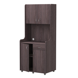 Офисная мини-кухня ЭЛЕГИЯ №1, Ясень Анкор темный