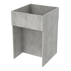 Корзина для распродаж из ДСП №1, Метрополитан Грей