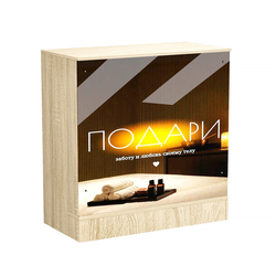 Стол-прилавок под выдачу товара со световым коробом №20, Дуб сонома