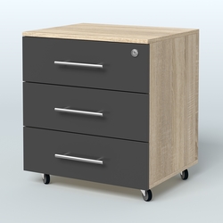 Тумба Леван, Дуб Сонома + Черный