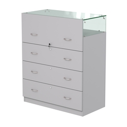 Истра прилавок ювелирный №1 (450мм), Серый