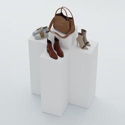 Демо-стенд Ступени Т-обр №1, Белый