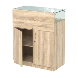 Истра прилавок ювелирный №2 (450мм) , Дуб сонома