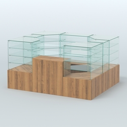 Павильон ИСТРА в центр зала №1 (открытый) (4, 94 кв.м), Орех