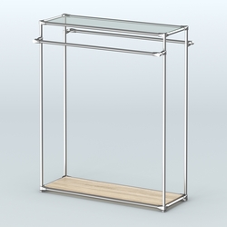 Островная торговая система ХРОМ 1200 мм №4, Дуб Сонома