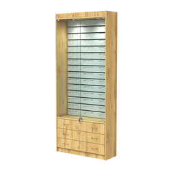 Витрина для очков №10 (закрытый доступ), Дуб Золотистый