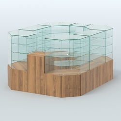 Павильон ИСТРА в центр зала №2а (закрытый) (4, 94 кв.м), Орех