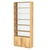 Стеллаж из ДСП с 5-ю полками 300x900 мм серии LEVEL-5 №12-1 (З/C - СТЕКЛО) Дуб Золотистый