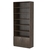 Стеллаж из ДСП с 5-ю полками 350x900 мм серии LEVEL-5 №13 (З/C - ДВП) Дуб Венге