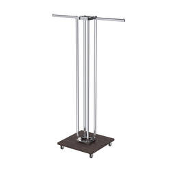 Торговое вешало для одежды двустороннее СТРЕЛА №1-1Ц-КПХ, Дуб Венге