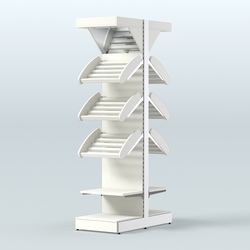 Островной высокий стеллаж для хлеба и выпечки Феникс №14, Белый