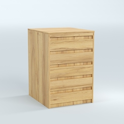 Стол-ресепшен серии ПРАЙМ №2А, Дуб Золотистый